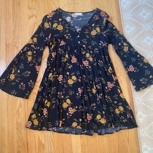 Altar’d state floral black dress size small